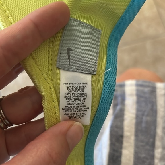 Nike Cheer Kids Visor - Blue and Yellow - Picture 3 of 6